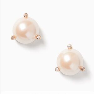 NWT Kate Spade Rise and Shine Pearl Studs Blush Multi